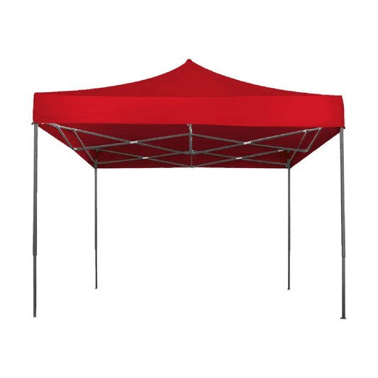 Carpa Toldo Lona 3x3 Plegable Reforzada Impermeable Rojo OAKLAND