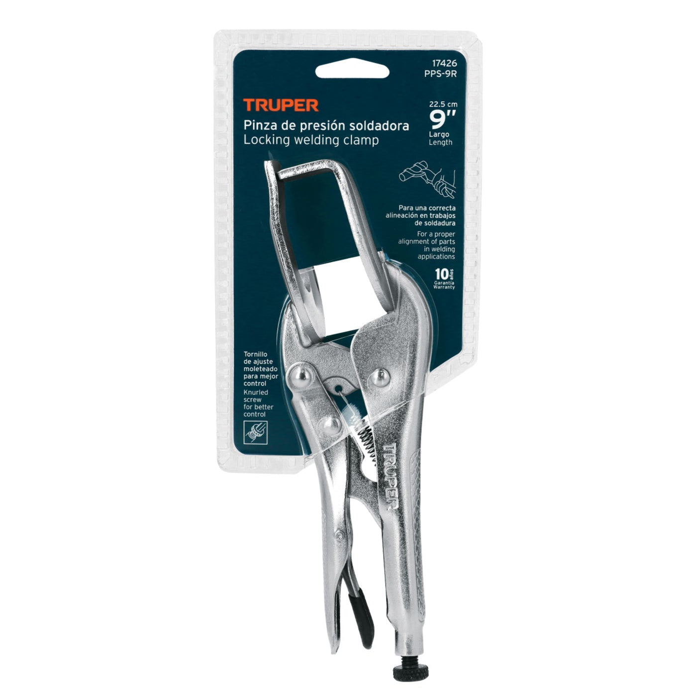 Pinza de Presión 9" Soldadora TRUPER