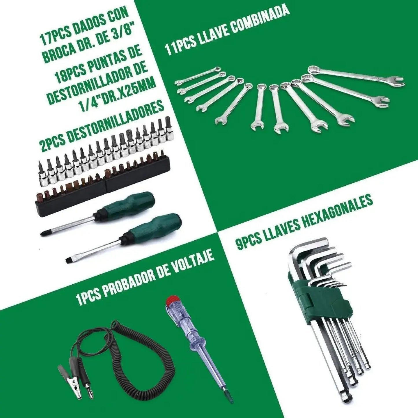 Kit de Dados 121 Piezas SHAWTY