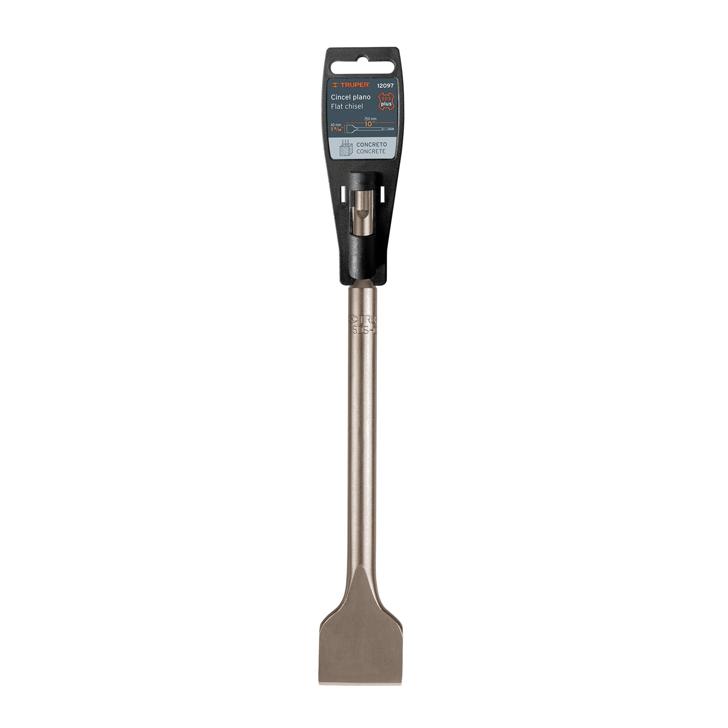 Cincel Plano Grueso SDS Plus 1-1/2" x 10" TRUPER
