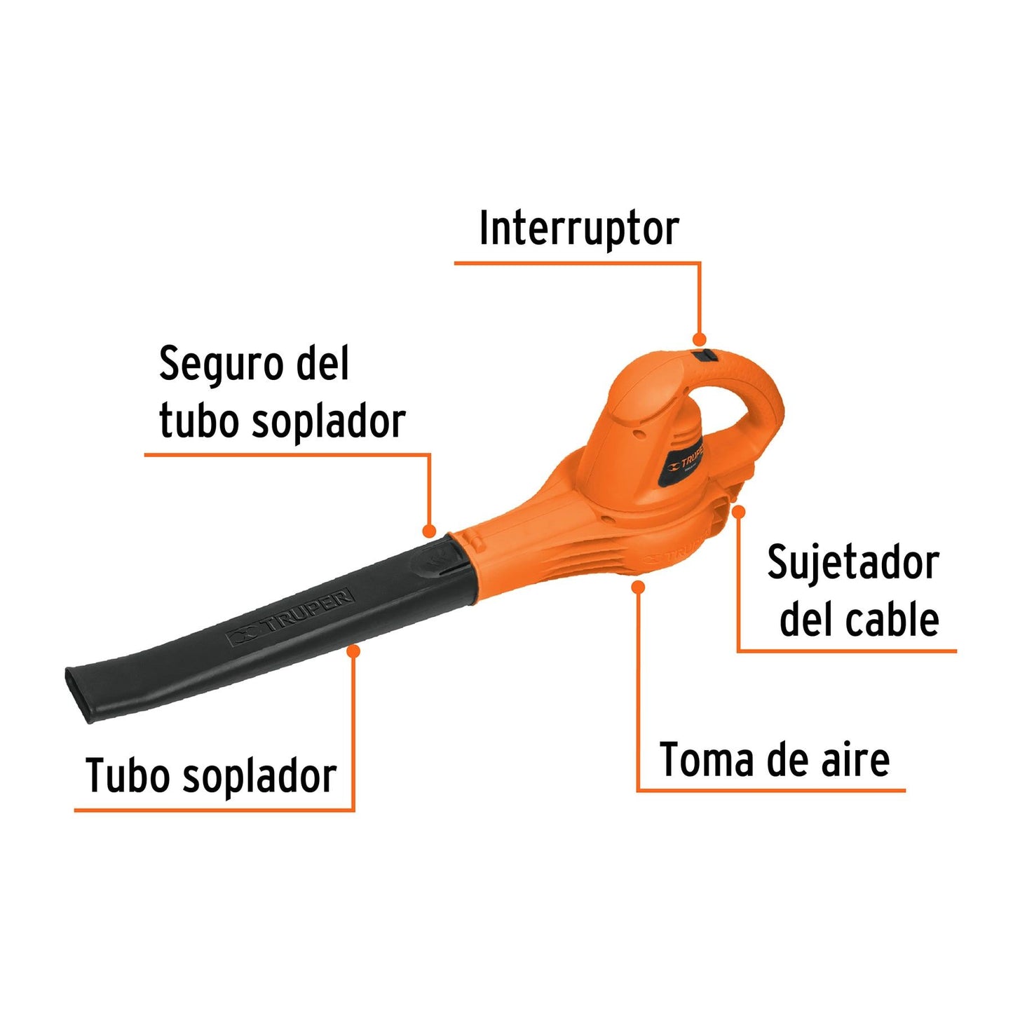 Sopladora Eléctrica 960 W 160 CFM TRUPER